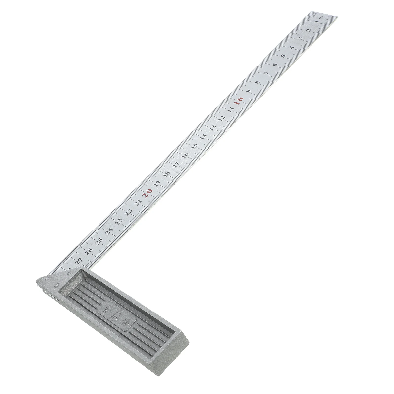 

L-Square Steel Ruler Durable 90 Degree Angle Measuring Tool Lightweight Carpenter Square for Woodworking DIY L-Square