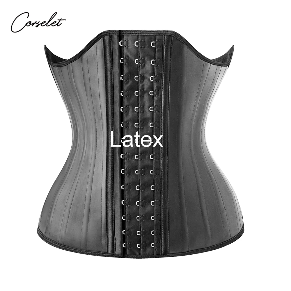 XXS XS Waist Trainer Body Shaper Latex With Steel Waist Shaper Tummy Slimming Stomach Belly Belt Corset Girdles Women Plus Size