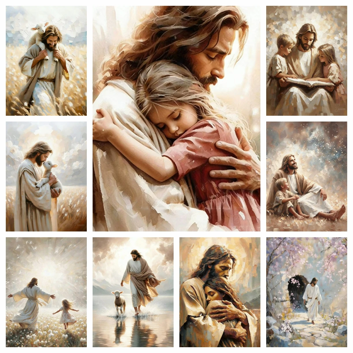 Jesus Christ Diamond Art Painting Christian Jesus Portrait Full Diamond Mosaic Embroidery DIY Home Decor Gift New Arrival