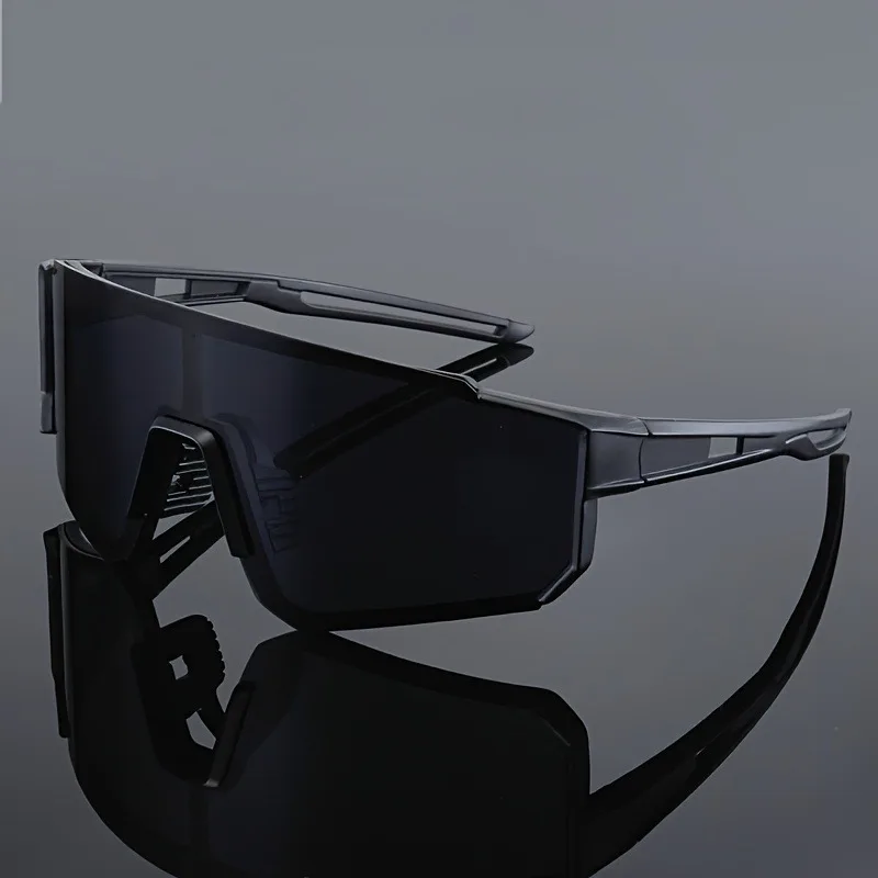 New Men's Large Frame Sports Glasses Outdoor Bicycle Sunglasses Mountaineering Men's and Women's Fashion Sunglasses