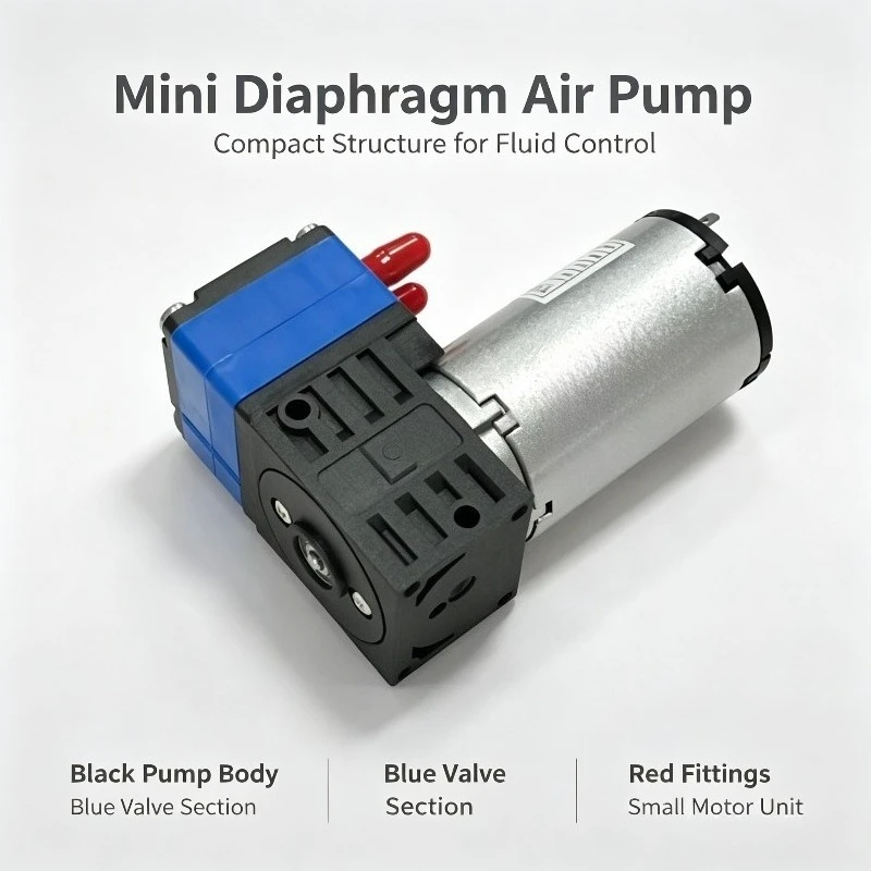 DL310EEDC DC Micro Diaphragm Pump Self Priming Liquid Pump Mini Vacuum Pump for Laboratory and Industrial Fluid Sampling
