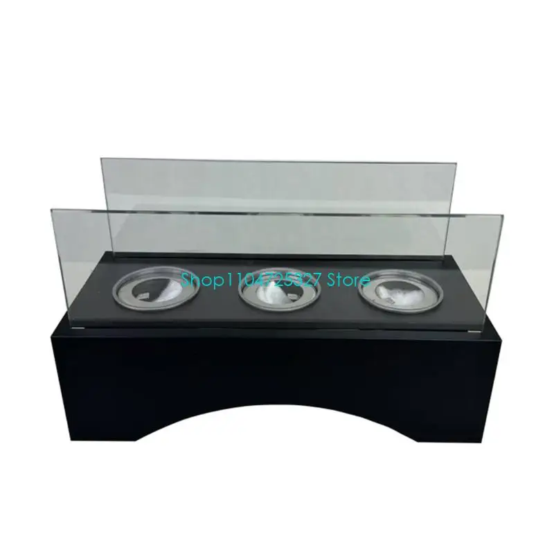 

D8KF Modern Metal Alcohols Heater Stove Fireplaces Efficient Heating Outdoor Indoor Safe Use Smokeless Design Stable Base