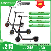 AOVOPRO Adult Electric Scooter Powerful Motor 350/500W Portable Foldable Long Range 20-45KM 7.8/14.5Ah Large Capacity Battery