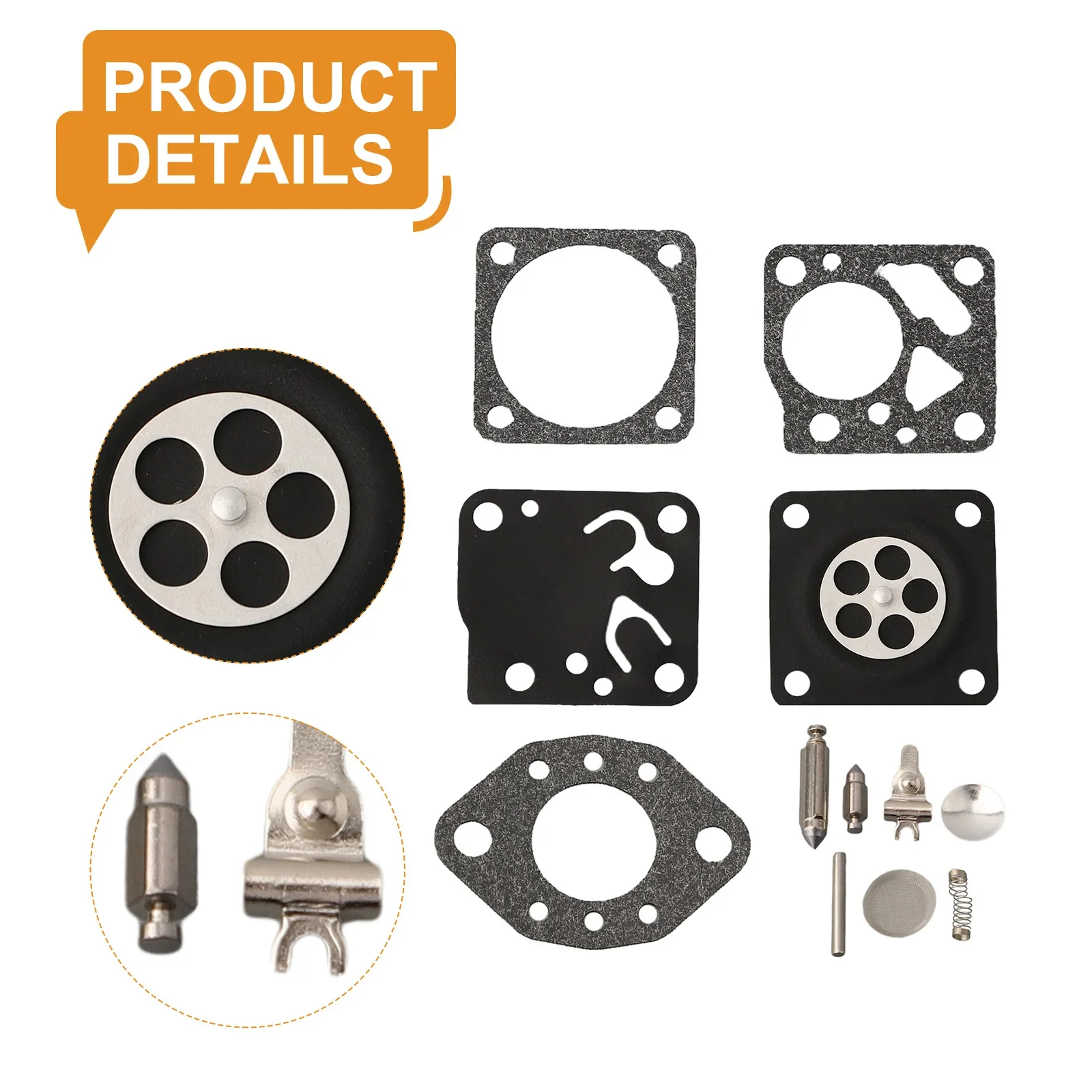 Wear Resistant Carburetor Kit for Tillotson RK13HU RK14HU Optimal Engine Functionality (For 020 024 028 030 031)