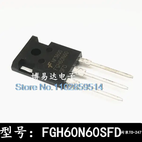 5PCS/LOT   FGH60N60SFD FGH60N60  TO-247 IGBT