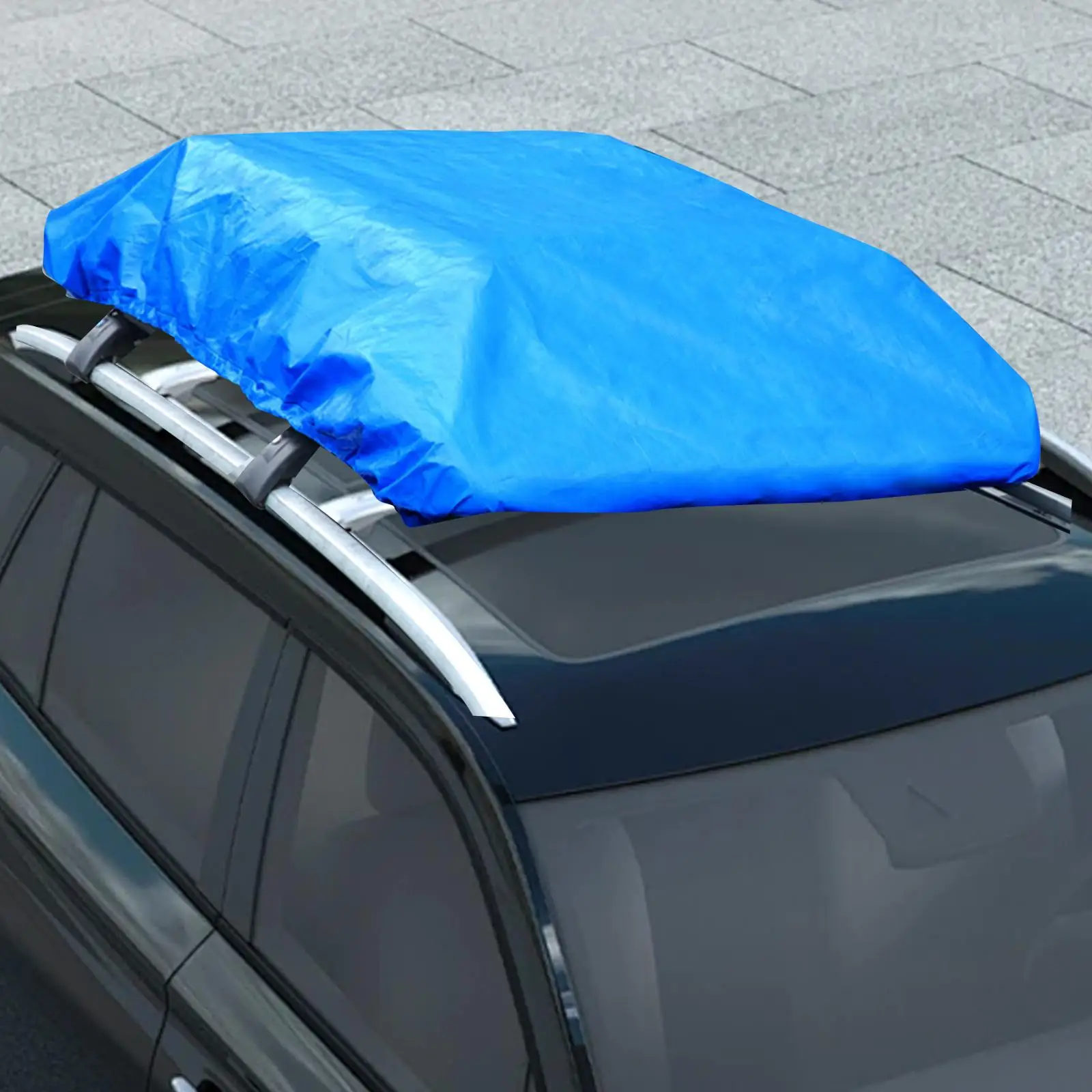 Car Roof Rack Rain Cover Waterproof Car Top Tarp Universal Weather Resistant