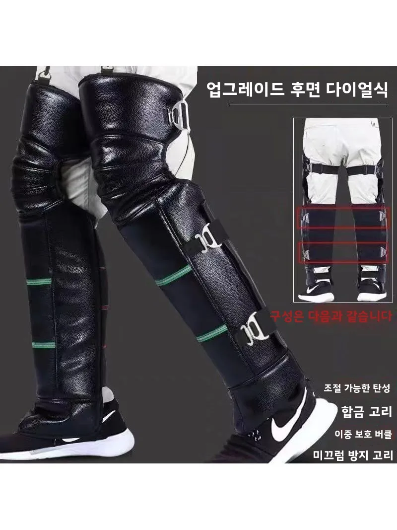 전기 자전거용 따뜻한 양털 오토바이 무릎 패드 방풍 방수 무릎 보호대 남성 여성 사이클링 액세서리