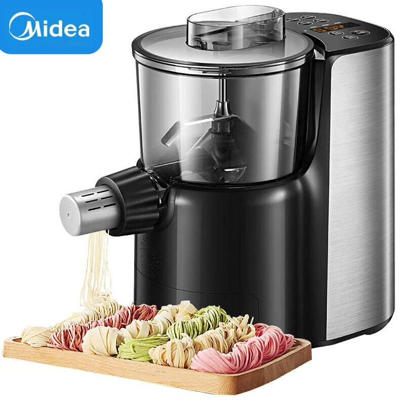 

Midea Electric Noodle Maker 1.5L 80rpm Automatic Stainless Steel Noodle Maker Multifunctional 220V Home Kitchen Appliances