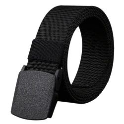 Men's Military Automatic Buckle Nylon Belt Outdoor Hunting Multifunctional Tactical Canvas Belt High Quality Men's Military Belt