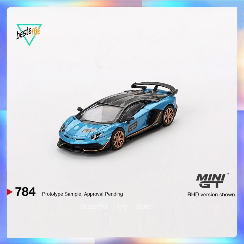 Mini Gt Auto Modell 1/64 Lamborghini Aventador SVJ 63, Auto Modell Simulation Display Legierung Zimmer Ornament Junge Sammlung Spielzeug Geschenk