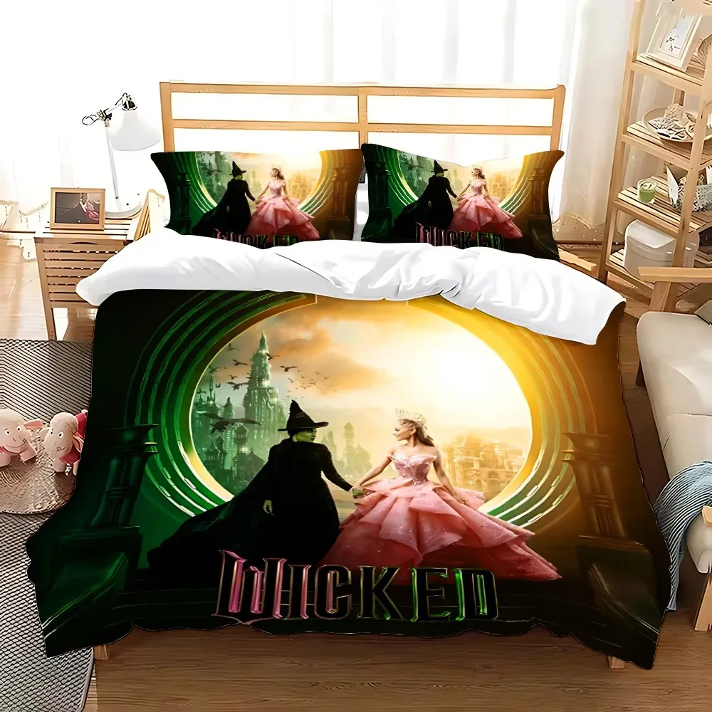 

Duvet Cover Movie Wicked Witch Pillowcase Bedding Set Adult Boy Girl Bedroom Decoration Children Gift Single Double Large Size