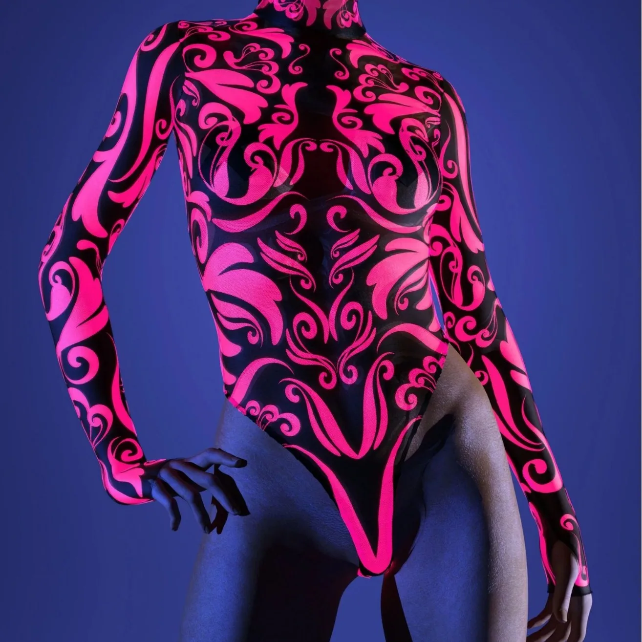 Damen 3D-gedruckter Badeanzug Bikini Erwachsene Sexy Bademode für Sommerparty Karneval Halloween Cosplay Kostüm Bodysuit