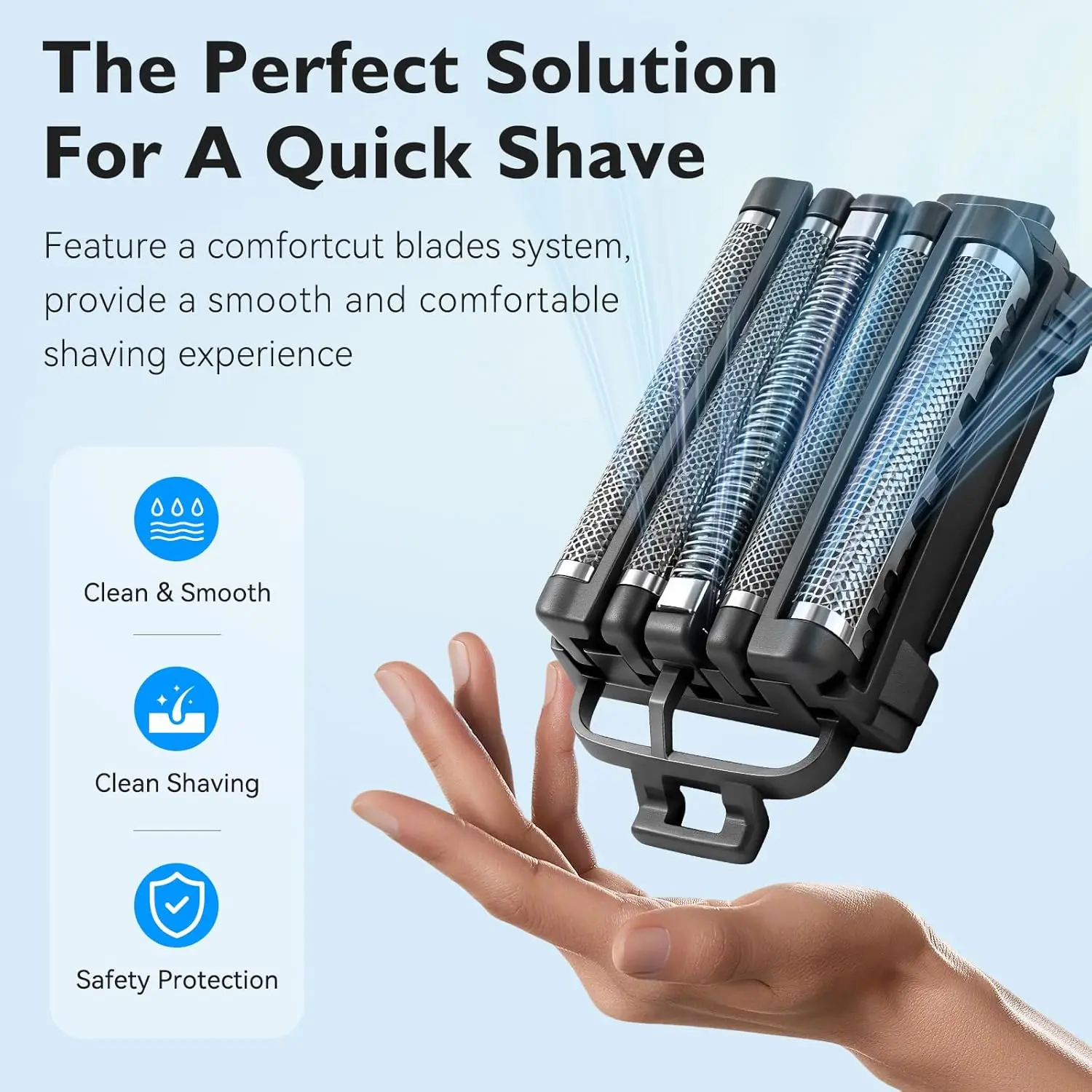 Replacement Outer Foil & Inner Blade Set WES9032P Compatible For Panasonic ARC5 Shavers ES-LV97-K,ES-LV67-K,ES-LV95-S,ES-LV65-S