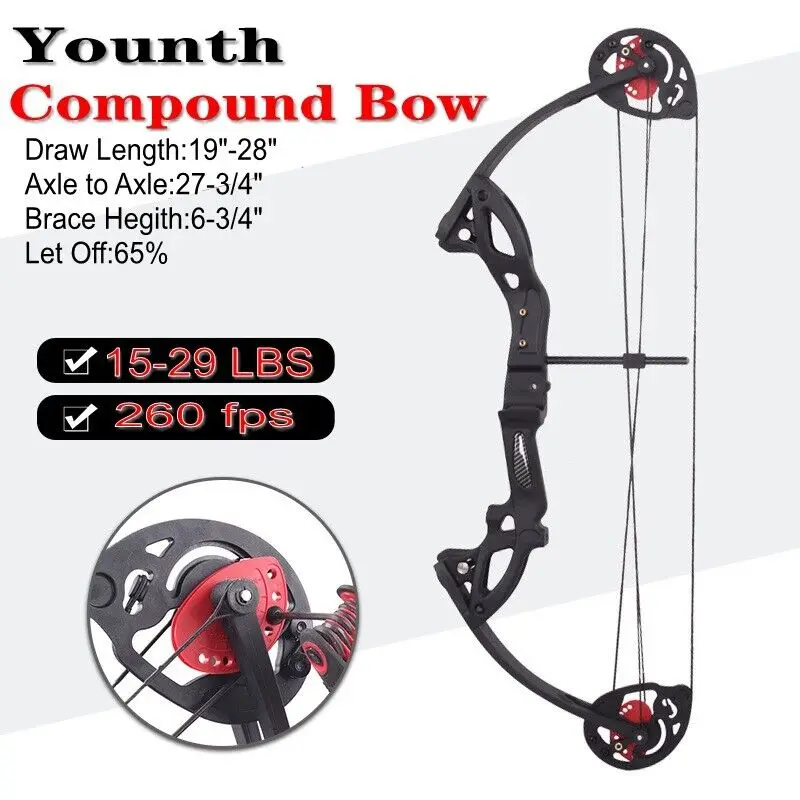 

Compound Bow Set 15-29lbs Younth/Teenager Target Right Hand Archery Compound Bow