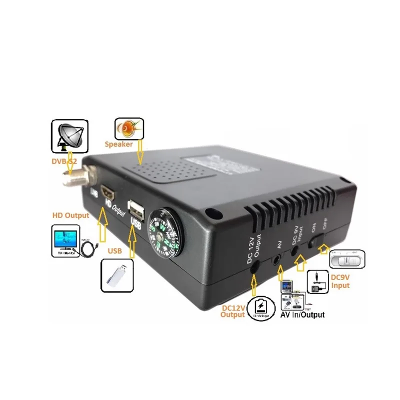 Star finder 4,3 polegadas localizador de satélite multifuncional