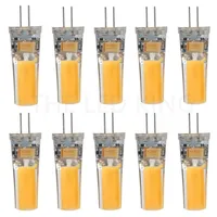 10PCS G4 LED Lamp AC12V COB LED Bulb 6W 9W DC/AC 12V 220V LED G4 COB Light Dimmable Chandelier Lights Replace Halogen G4 bulbs