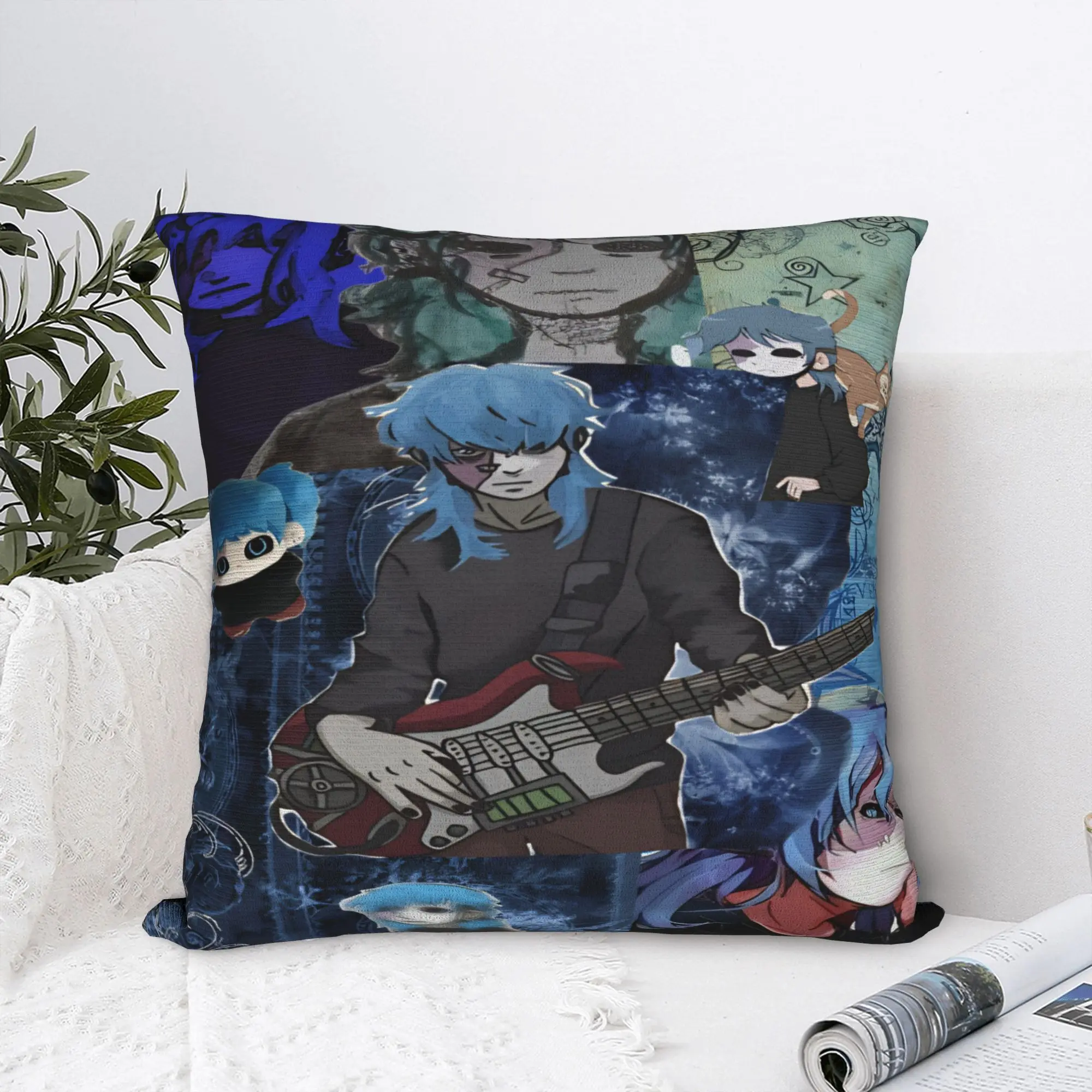  Sally Face Sal Fisher Indie Printed Pillowcases Cushion Cover  Pillow Covers Warm Bed Decorations Square Multi-Size