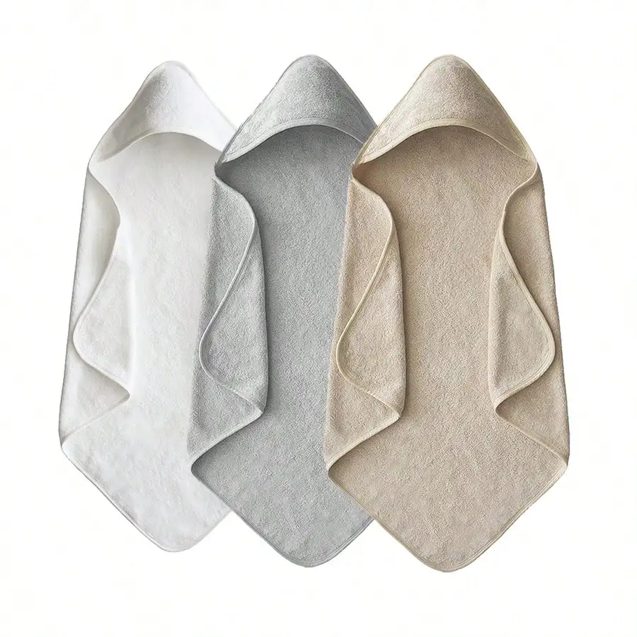 

80*80cm Baby Bath Towel Toddler Bathrobe Newborn Swaddle Blankets with Hood Coral Fleece Soft Kids Bedding Item
