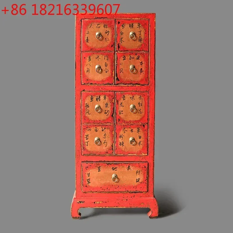 TAO Antique [Furnishings New ] 1 Square 4 Doors Solid Wood Entrance
