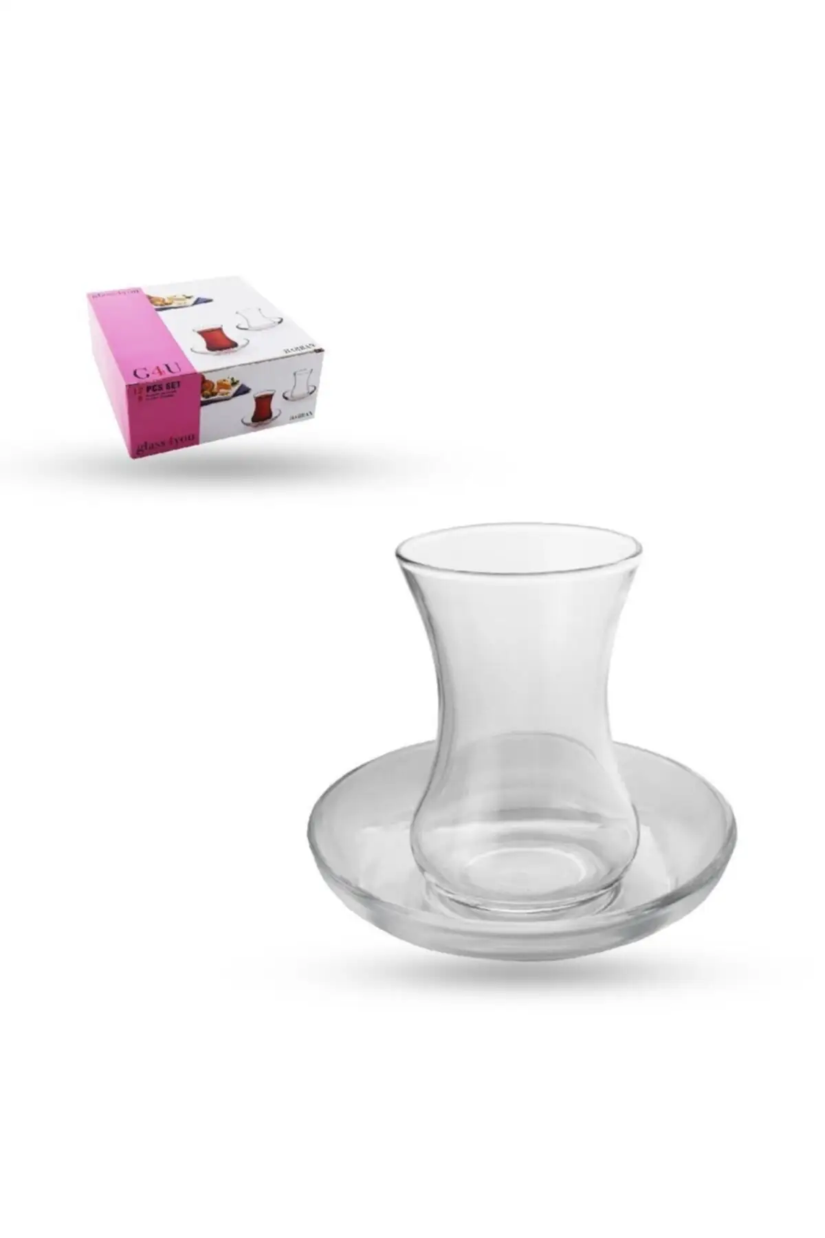 Uras 96930 Hauran Tea Team English Tea Cup Glass Cup