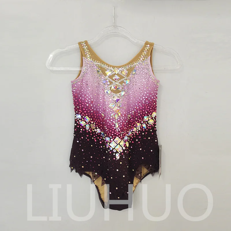 

LIUHUO Rhythmic Gymnastics Leotard Competitive Cheerleading Performance For Children