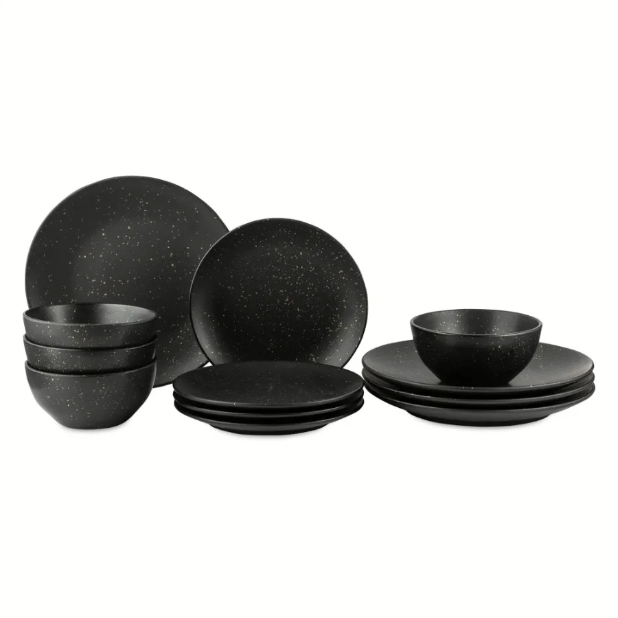 

Thyme and Table Merrick 12-Piece Ceramic Dinnerware Set