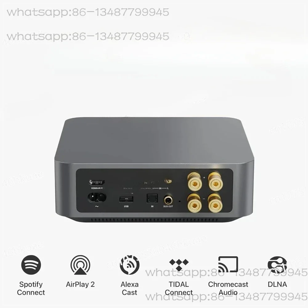 Multiroom Wireless Streaming Amplifier - AirPlay 2/Chromecast/HDMI, Voice Control Hi-Fi Amp