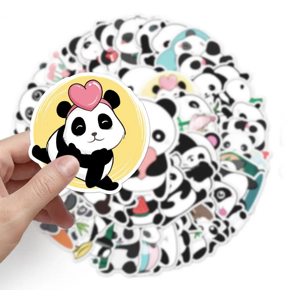 لطيف الكتابة على الجدران ملصقا أنماط غنية لا بقايا الكرتون الباندا الكتابة على الجدران ملصقات مشرق اللون ملصق يدوي الصنع ديكور المنزل