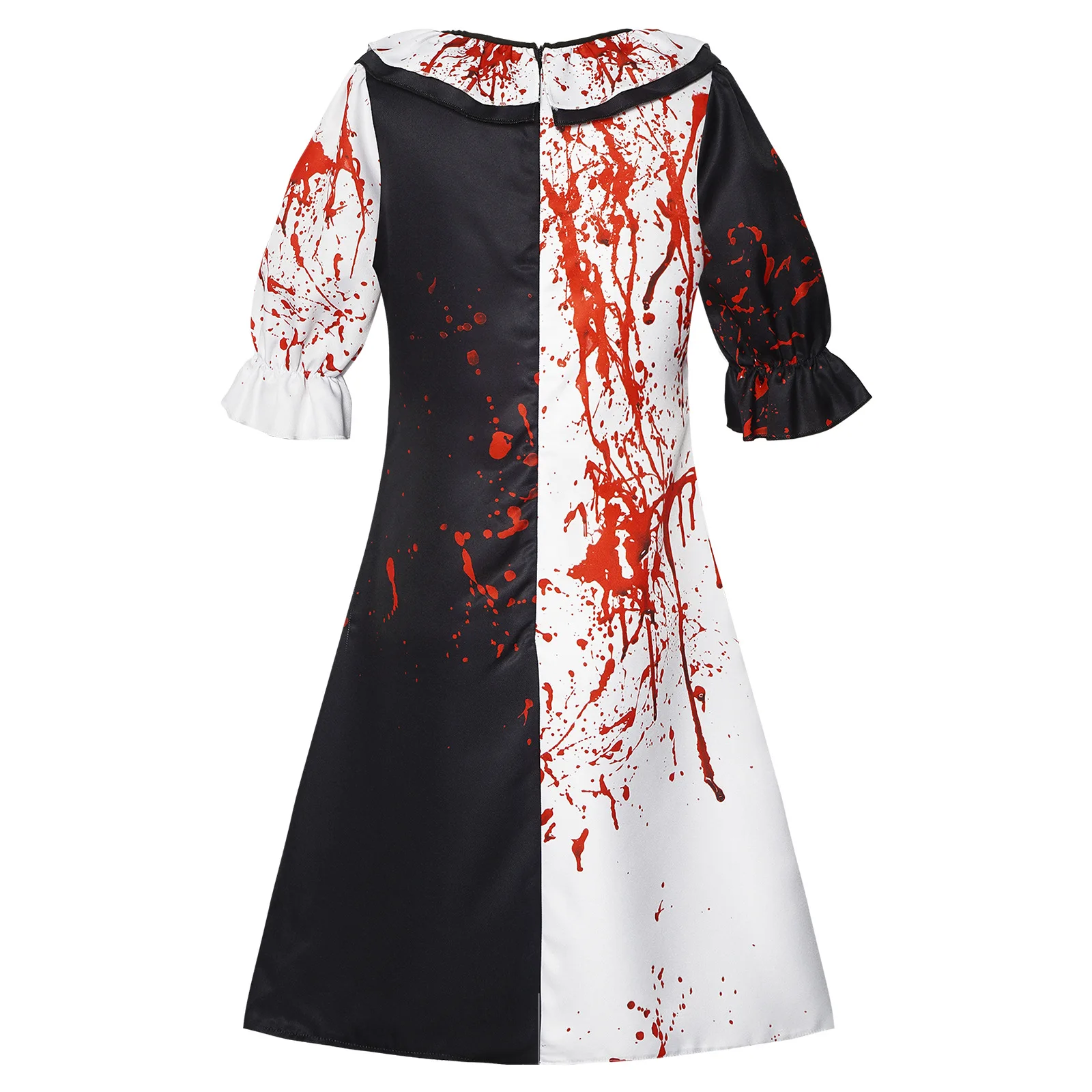 2025 novo palhaço assombrado cosplay traje loween manchado de sangue ex desempenho palco chinês tradicional étnico feminino dr