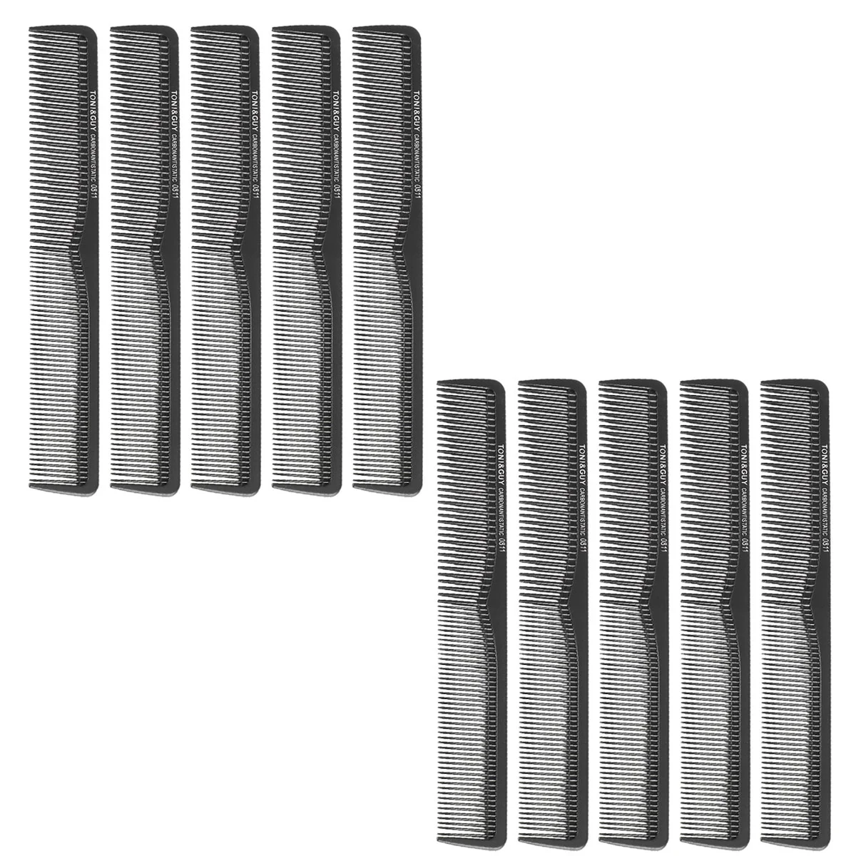 

10pcs of One Set Dense Tooth Comb Tip Tail Comb Multifunctional Hair Hair Styling Comb for Home Man Woman Salon