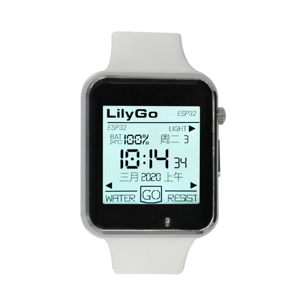 Imagem -02 - Lilygo Ttgo T-ver2023 Programação Desenvolvimento Dispositivo Wearable Esp32 Relógio Programável