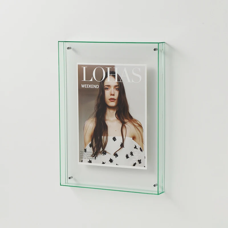 Acrylic Photo Frame Plastic Rectangle Holder