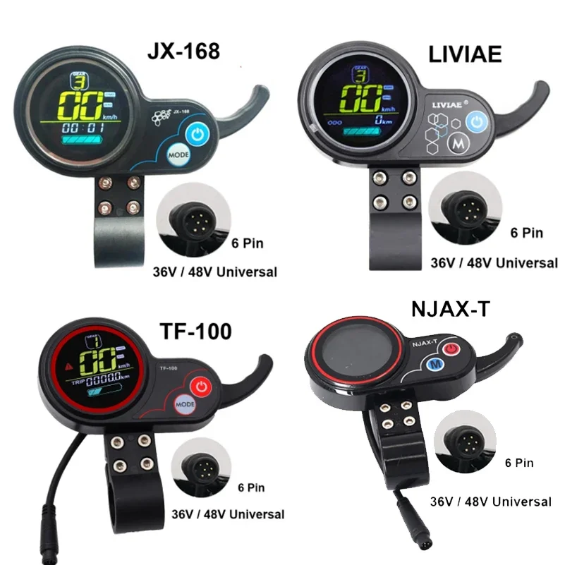 

Jh-01 LCD Panel Electric Scooter Power Switch Motorcycle Motor Master Control Acceleration Dial for Zero 10x and KuGoo M4 Parts