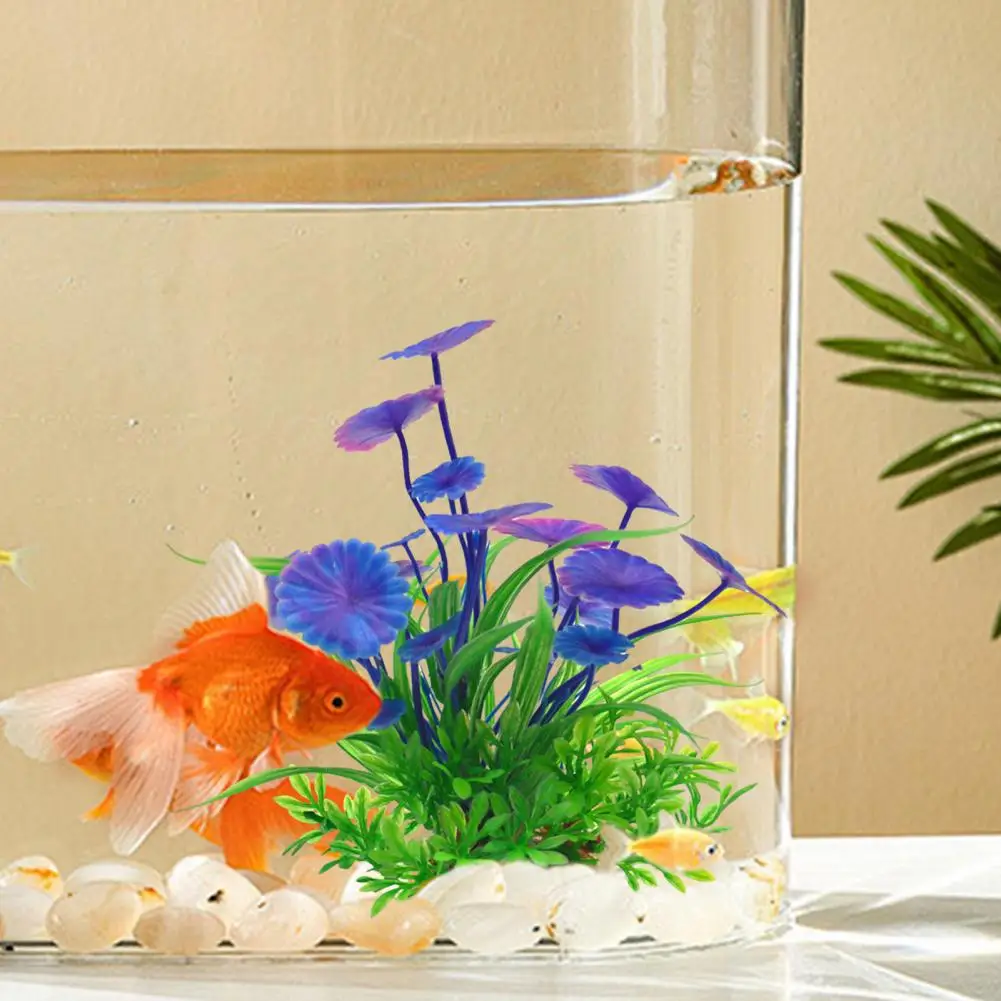 Plantes artificielles incl, simulation, enge hydroponique en plastique, décor d'aquarium vibrant, pour aquariums de reptiles