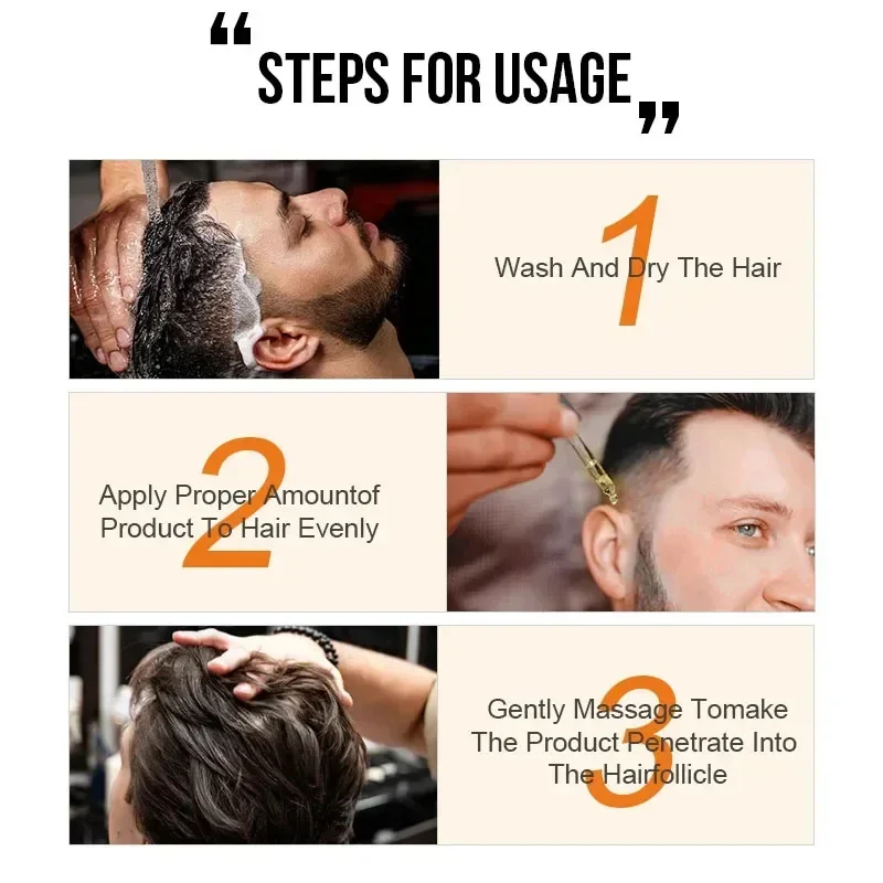 7 Days Fast Grow Hair Growth Serum Oil Dense Regrowth Ginger Hair Care Repair Liquid Essential Anti Loss Hair Oil 10/20/40ml view 6
