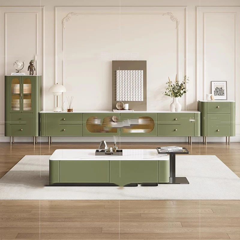 Soporte de Tv Universal barato, color verde, moderno, de madera, nórdico, de diseño, para dormitorio, Tv, salón, minimalista, muebles para el hogar