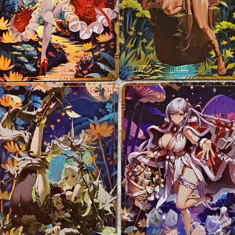 9 pz/set ACG Cards Destiny Child Anime Game personaggi serie classica collezione Self Made Color Flash Card Part7 giocattoli fai da te regalo