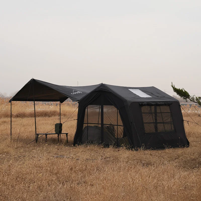 

Coody 7.0 Air Tent-Black Outdoor Camping Family Outdoor Camping 2-5 Person Inflatable Party Family Camping TentFor RV