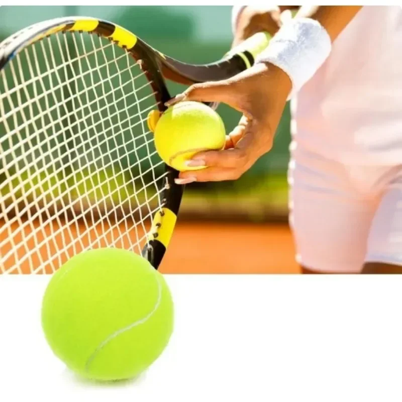 High Bounce Elementary Practice Tennis 6.6cm Training Tennis Competition Training High Flexibility and Resilience Fiber Tennis