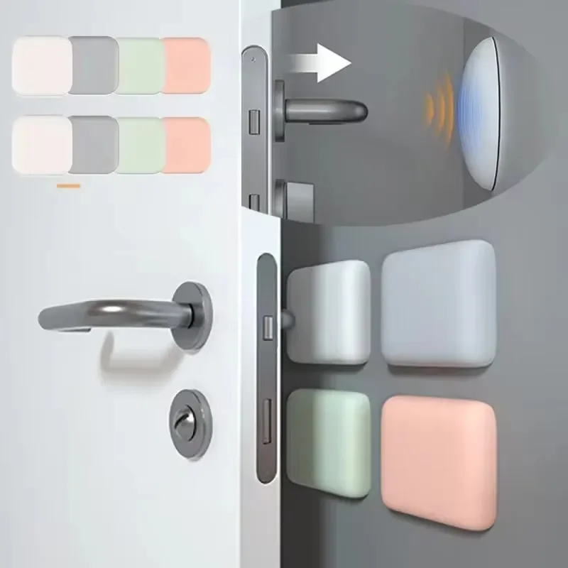 Silicone Stopper Door Mute Stickers Deurstopper Protection Porte Pad Door Stopper Silicon Rubber Hardware Bumper Wall Mat