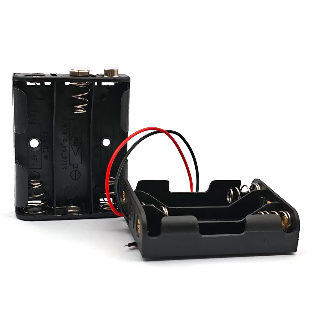AA Power Battery Storage Case Plastic Box Holder With 3 Slots Top Quality Hot Sale