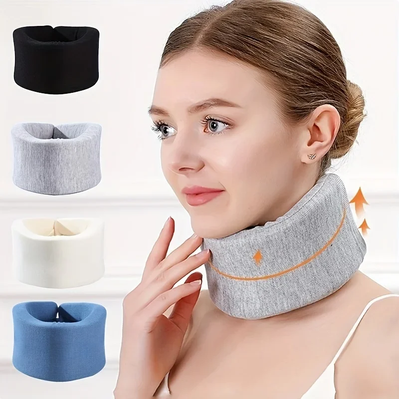 Cervical Spine Sponge Neck Protector Breathable Neck Brace Back Neck Support Anti Low Head Adjustable Protector Neck Pillow