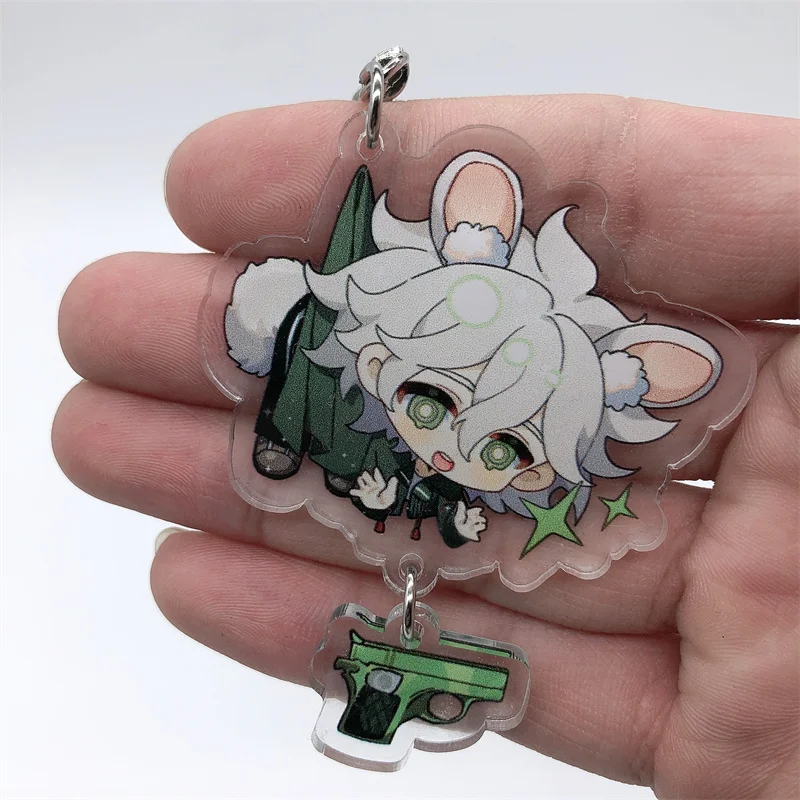 Enoshima Hajime Hinata Nagito Komaeda Chiaki Nanami Keychain Cosplay Accessories Pendant Cartoon Gift