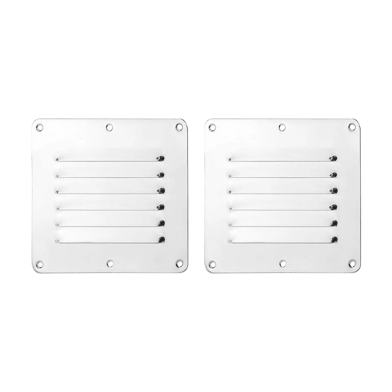 

2Pcs Air Ventilation Cover Ducting Marine Louvered Air Vents Square Air Vent