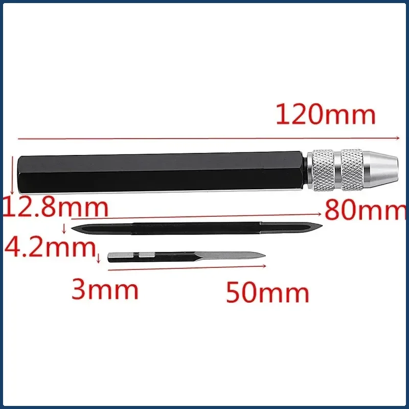 1pcs Trimming Blade New Adjustable Triangular Burr Scrapers Deburring Trimming Tool  SC1300 BD5010 BT8001