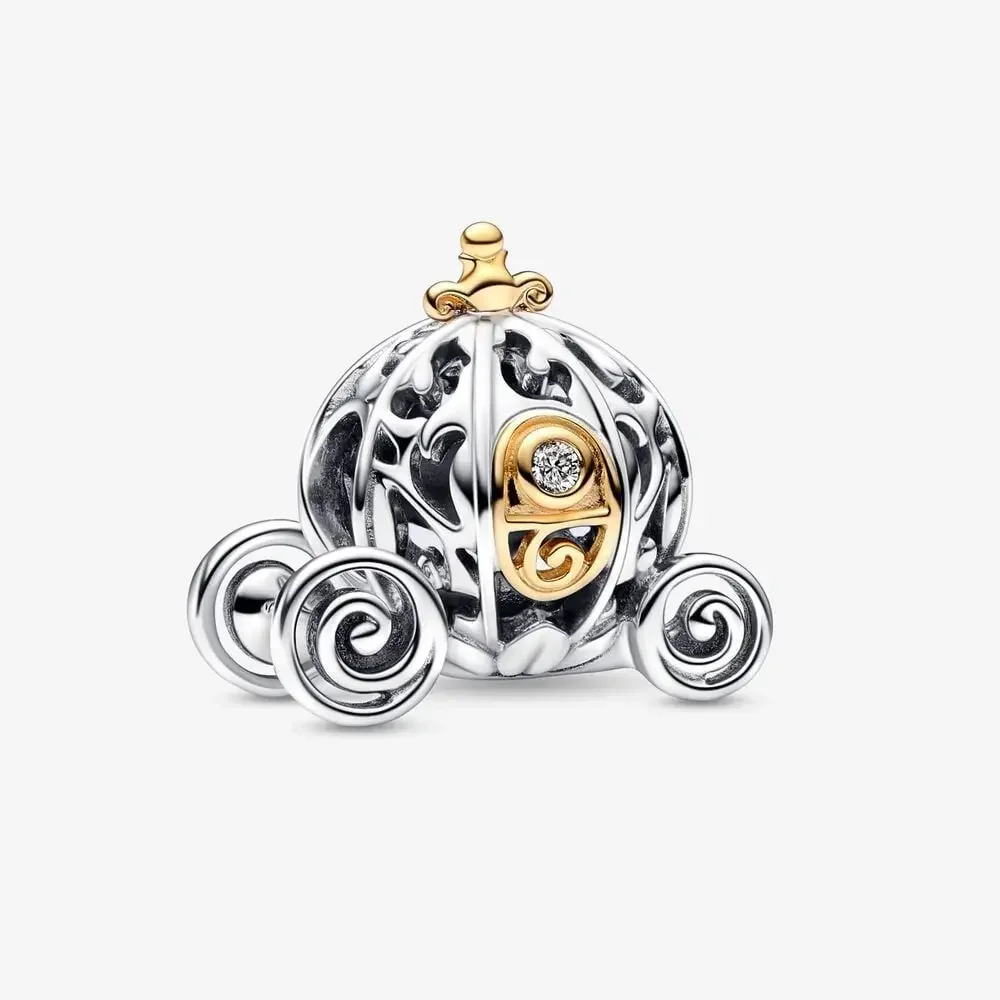 Disney 100th Anniversary 925 Sterling Silver Dumbo ciondola Deer Charms Mickey Minnie Bead per le donne ciondolo Fit Pandora bracciale