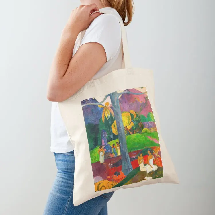 

HD PAUL GAUGUIN - Mata Mua (Once Upon a Time) (1892) Tote Bag Women bags Shopper bag reusable shopping bags Gift bags