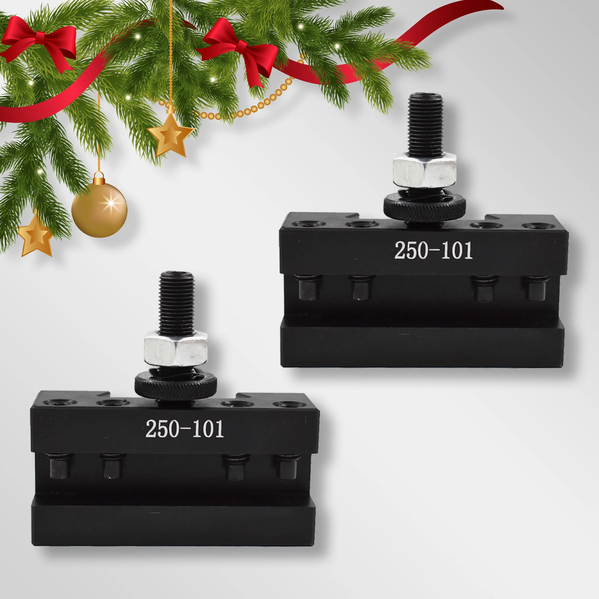 2Pcs Quick Change 250-101 Tool Post Turning and Facing Holder Tool Fit for use with AXA tool post 250-100 250-111