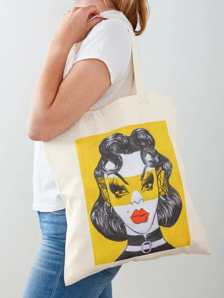 البنفسجي تشاتكي سحب الملكة الحبر التوضيح حمل حقيبة قماش حمل حقيبة حمل جامعة قماش التسوق النسيج #1