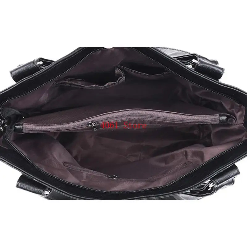 حقيبة كروس للنساء بمقبض علوي وحقائب يد من جلد البولي يوريثان مع حقائب كتف بحزام قابل للتعديل